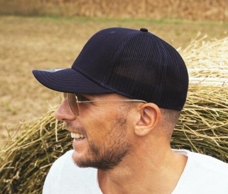 La casquette avec filet recyclé à personnaliser