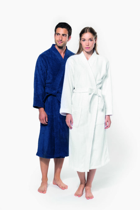 Le peignoir col kimono à personnaliser