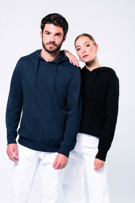 Le sweat french terry à capuche à personnaliser