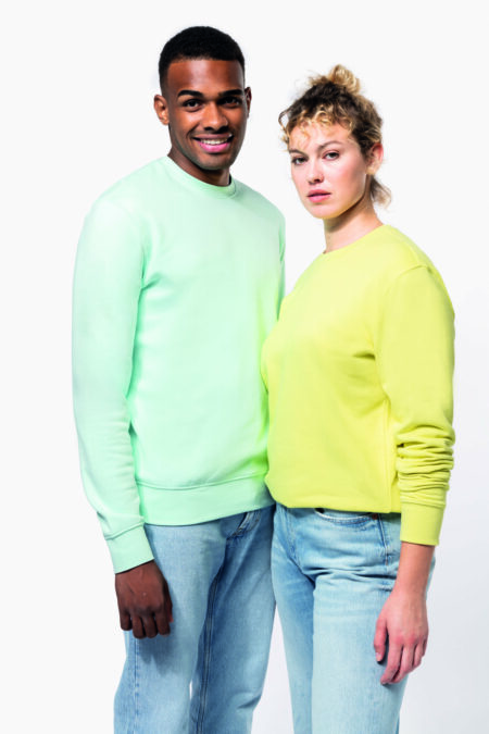 Le sweat col rond éco-responsable à personnaliser