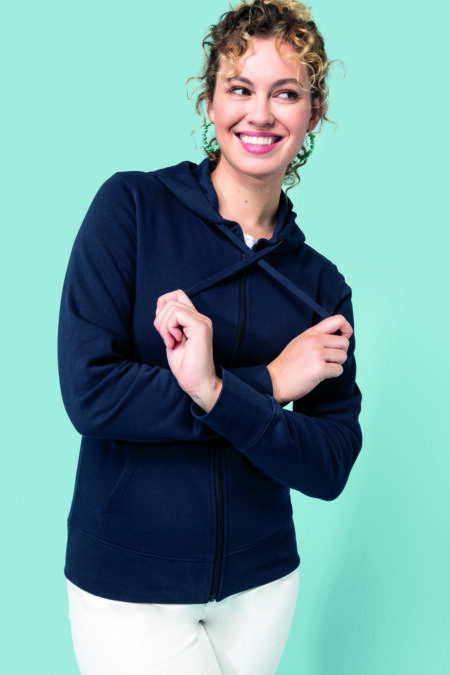 Le sweat zippé éco-responsable à personnaliser