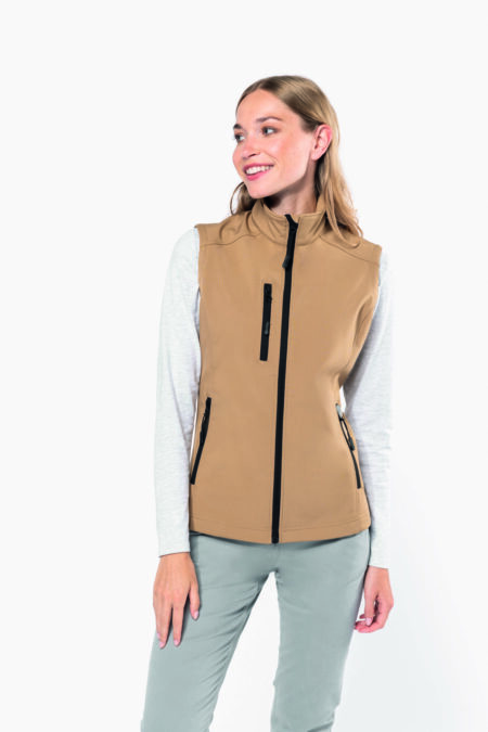 La softshell bodywarmer femme à personnaliser