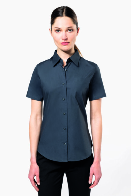 La chemise manches courtes stretch femme à personnaliser