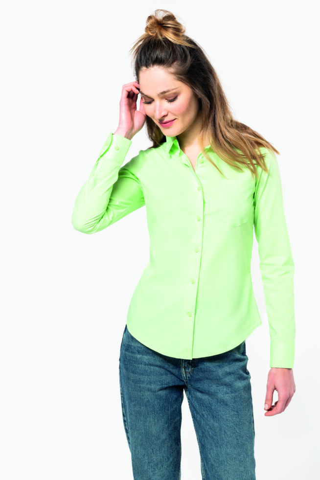 La chemise en popeline femme à personnaliser