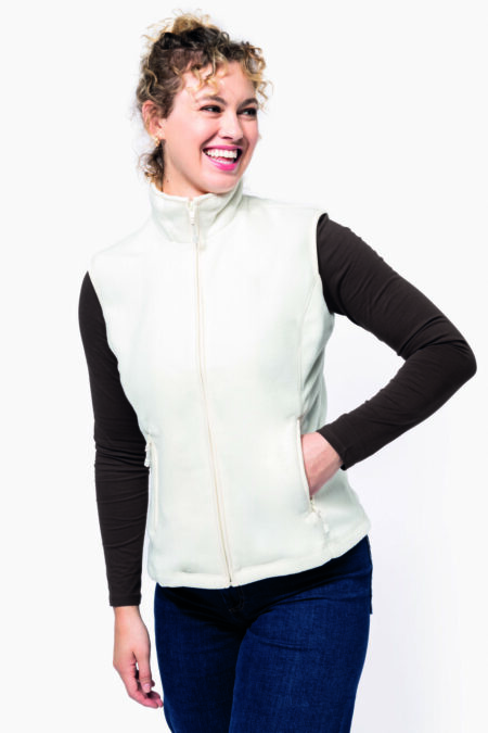 La polaire bodywarmer femme à personnaliser