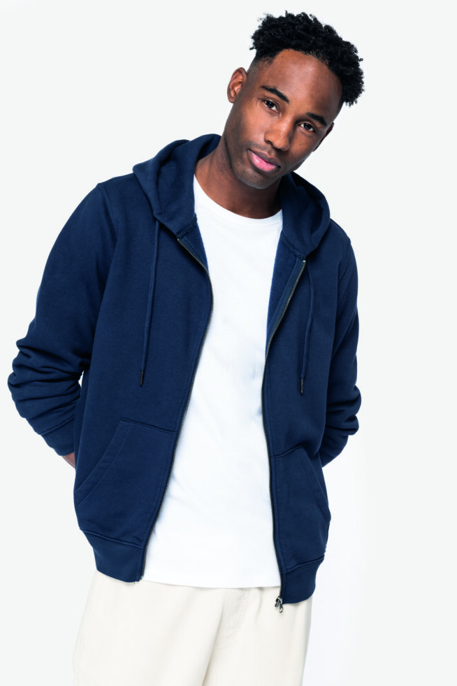 Le sweat haut de gamme zippé à personnaliser