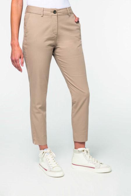 Le pantalon chino biologique femme à personnaliser