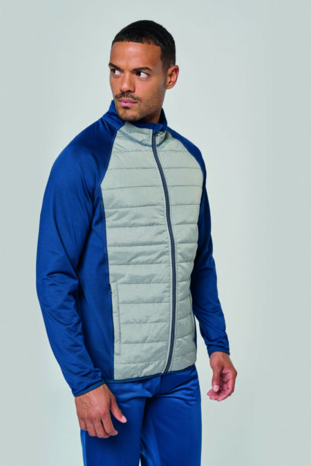 La veste de sport bi-matière à personnaliser