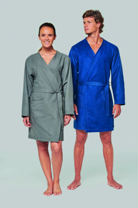 Le peignoir microfibre à personnaliser