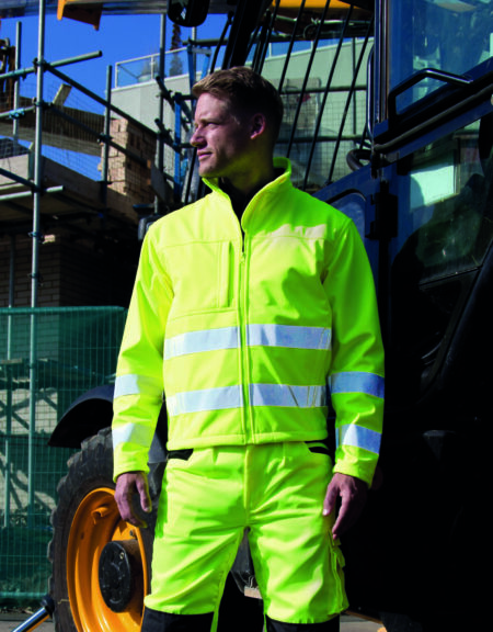 La softshell haute visibilité à personnaliser