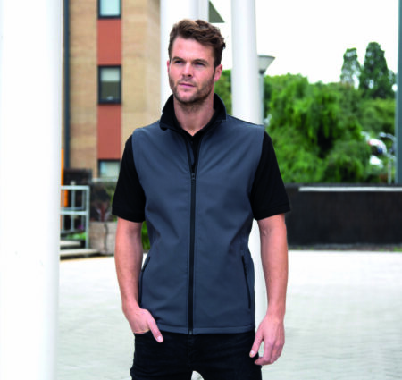 La softshell bodywarmer pas chère homme à personnaliser