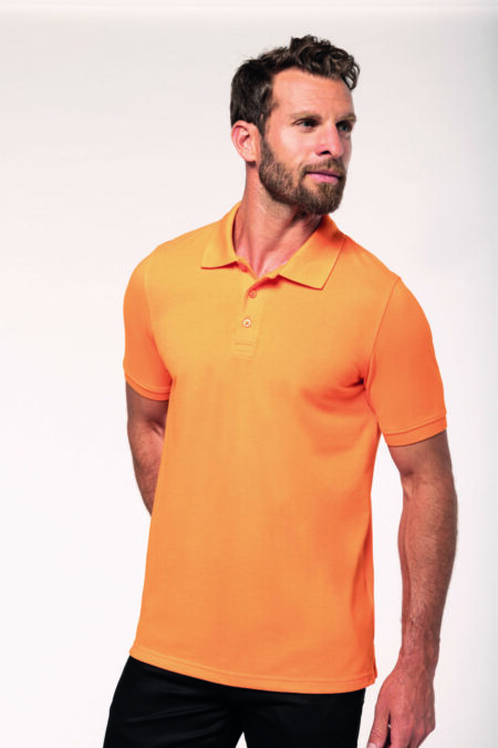 Le polo antibactérien lavable à 60° homme à personnaliser