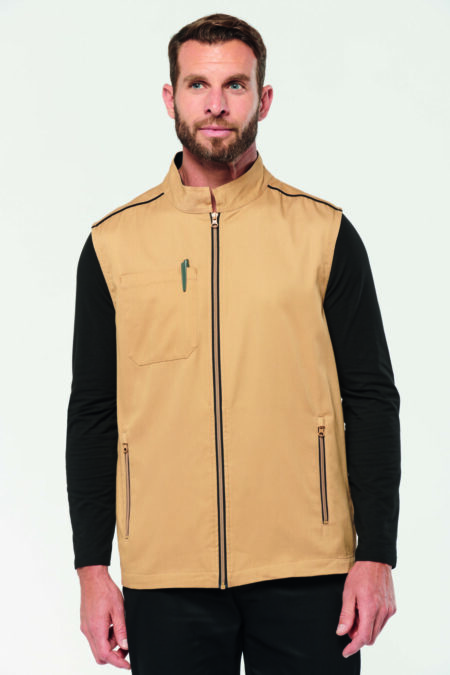 Le gilet de travail lavable à 60° à personnaliser