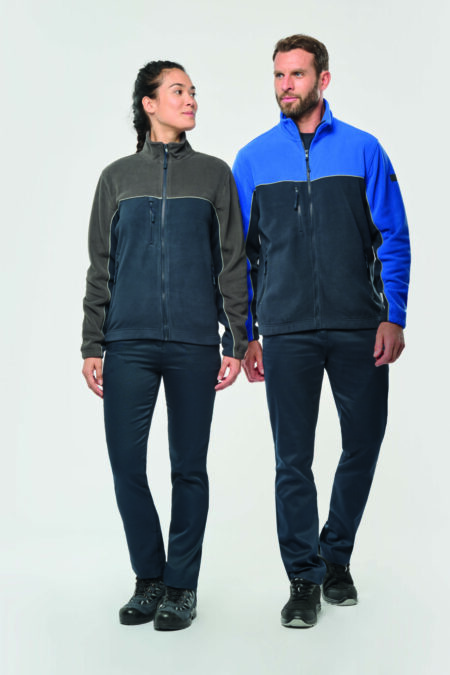 La polaire éco-responsable bicolore à personnaliser